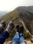 Feet Shot on The Great Wall