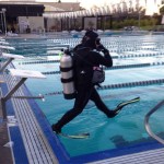Walking on water in my refresher course.